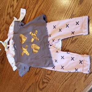 Chicken Pea 3-Piece Set, 3-6M, NWT